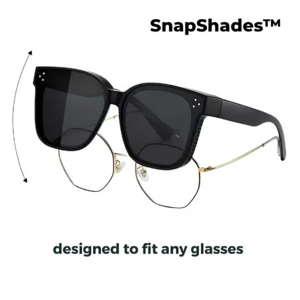 SnapShades™ okulary przeciwsłoneczne nakładane na okulary korekcyjne